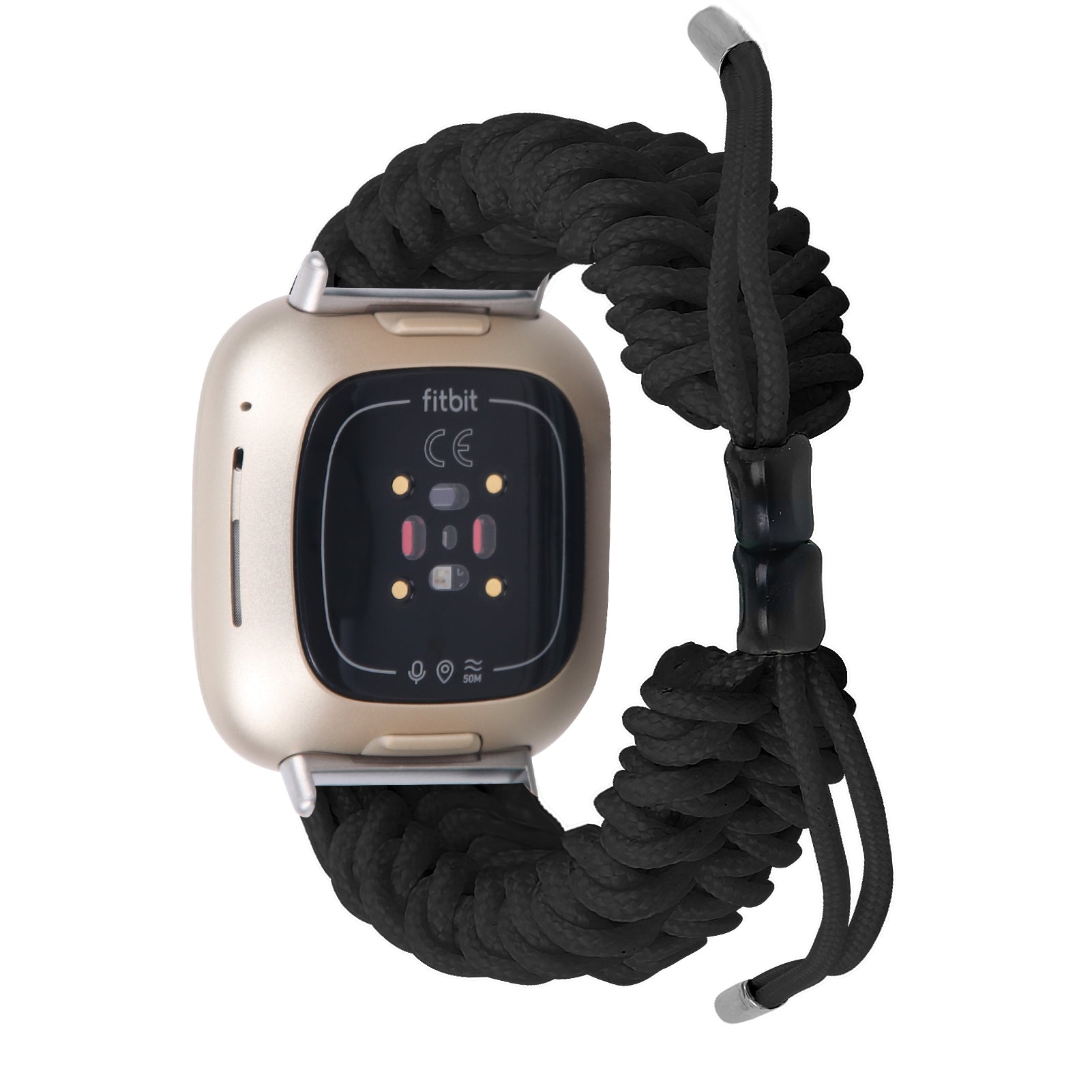 For Fitbit Versa 4 Sense 2 Smart Watch Band Adjustable Braided Wrist Strap For Fitbit Versa 4 Sense 2 Smart Watch Band Adjustable Braided Wrist Strap